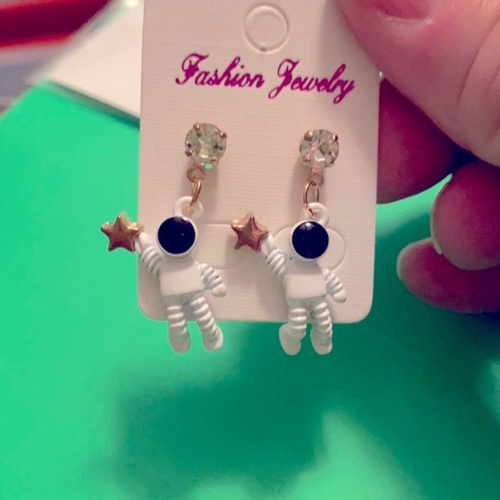 Astronaut Earrings